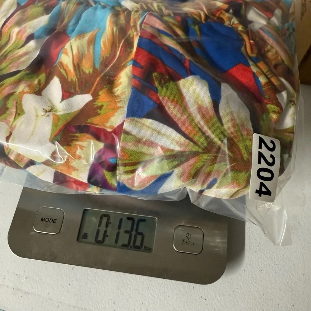 Boston Proper Bodycon Tropical‎ Floral Travel Halter Dress Size 6 NWOT Vacation